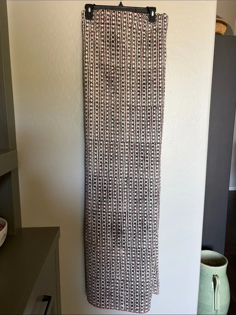 Vintage Cotton Block Print Quilt